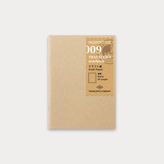 Traveler's Notebook Passport Size Refill, Kraft Paper