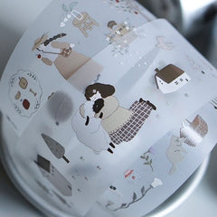 Ivysnow at the farm pet tape