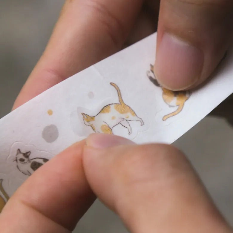 Modaizhi Meow Meow Meow Die-cut Washi Tape