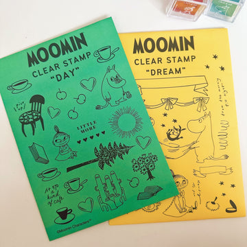 A kind of café 什物 x moomin “Dream” & “day” clear stamp set (Limited edition)