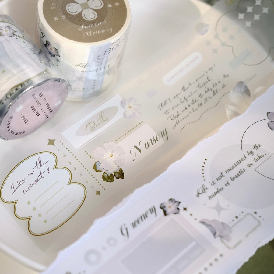 Freckles Tea Vol. 4 Summer Memory washi tape & pet tape