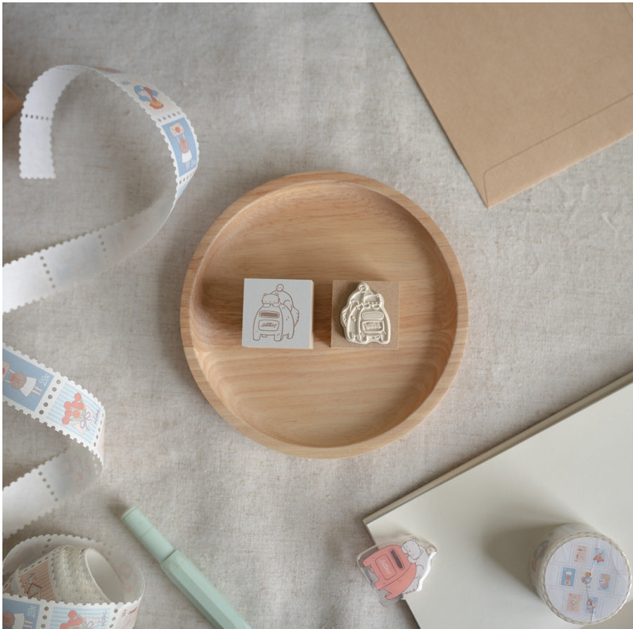 Shō Littlehappiness rubber stamp - Happy mail