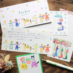 Aiko Fukawa x Cozyca Mino paper Memo Pad - Jardin