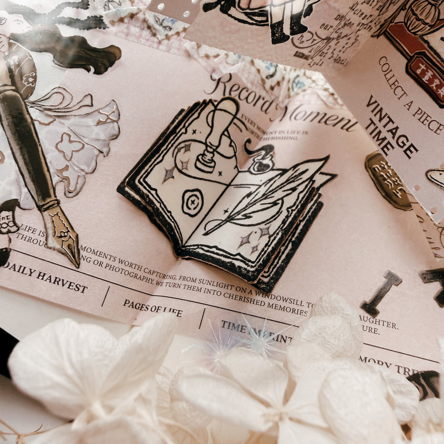 Stationerylovermarket x Whimsery Rubber Stamp - The Writer’s Spell (Limited Edition)