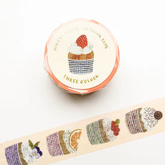Cozyca x Midori Asano Goil Foil Washi Tape -  THREE O' CLOCK