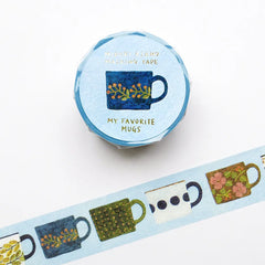 Cozyca x Midori Asano Goil Foil Washi Tape -  MY FAVORITE MUGS