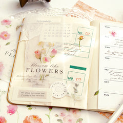 MU Print-On Sticker "spring blossom"  234,235,240-243