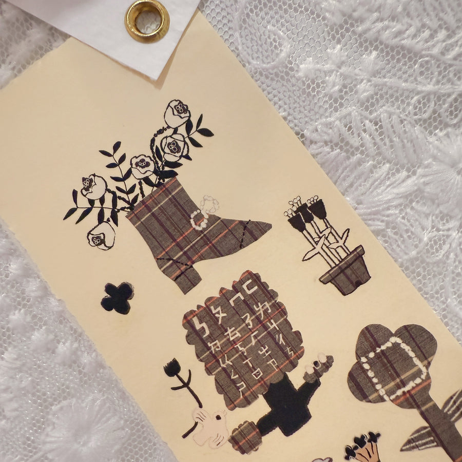 Misshoegg Days in Coffee print on stickers (2/sheet)