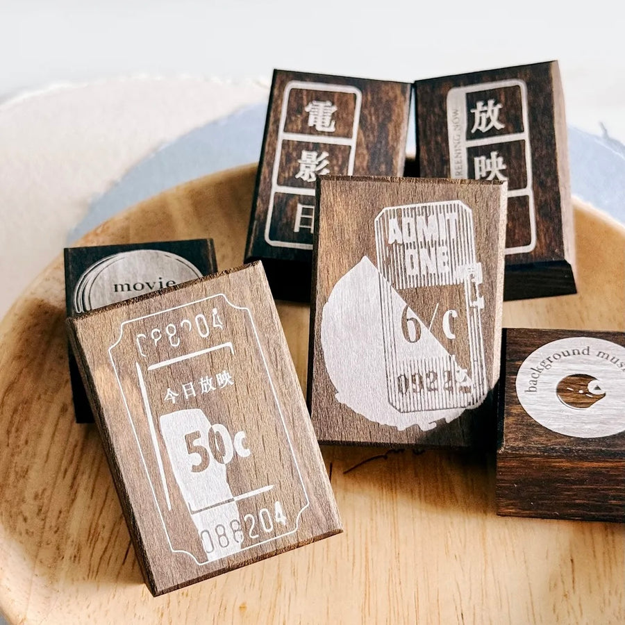 TOP studio Film series rubber stamps