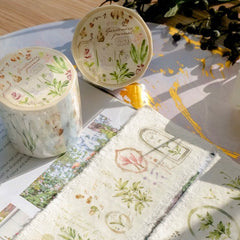 Meow Illustration “Gardeners Journal” Wash-tape