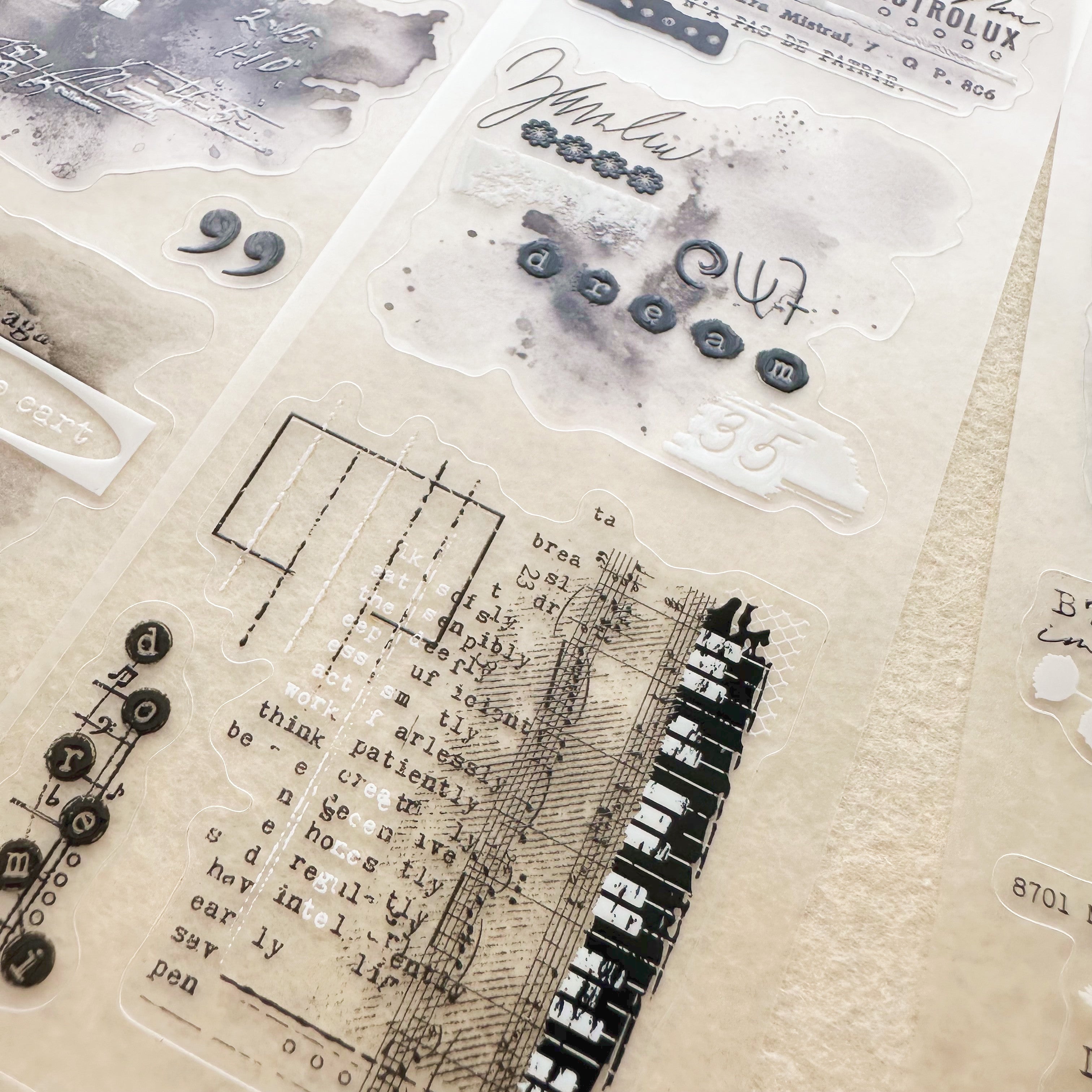 Journal Pages pre-cut crystal pet tape - Fragment – journalpages