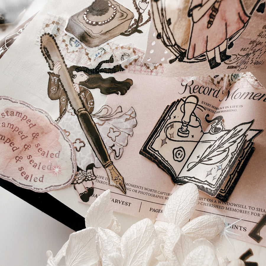 Stationerylovermarket x Whimsery Rubber Stamp - The Writer’s Spell (Limited Edition)