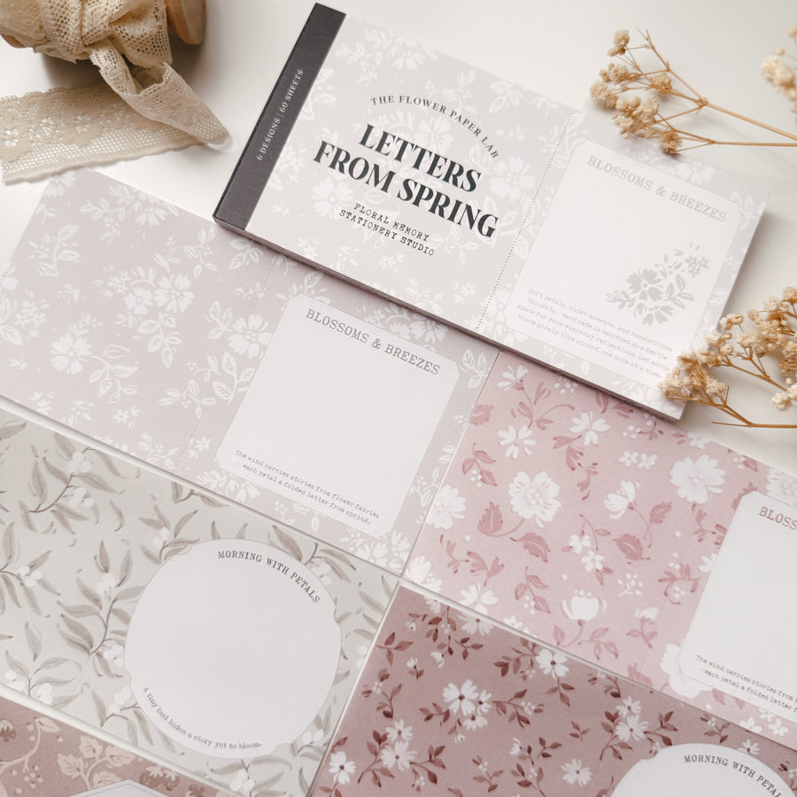 Wwiinngg notepad - letters from spring