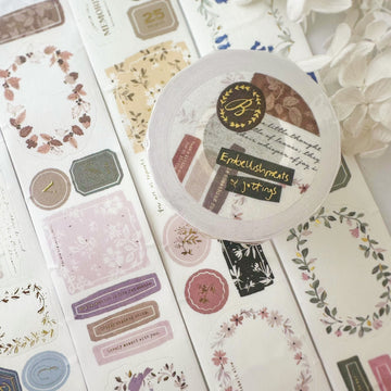 Wwiinngg embellishments & jottings pre-cut washi tape