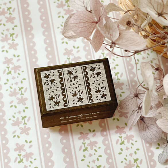 63penhouse x hairmo ~ flower field rubber stamps