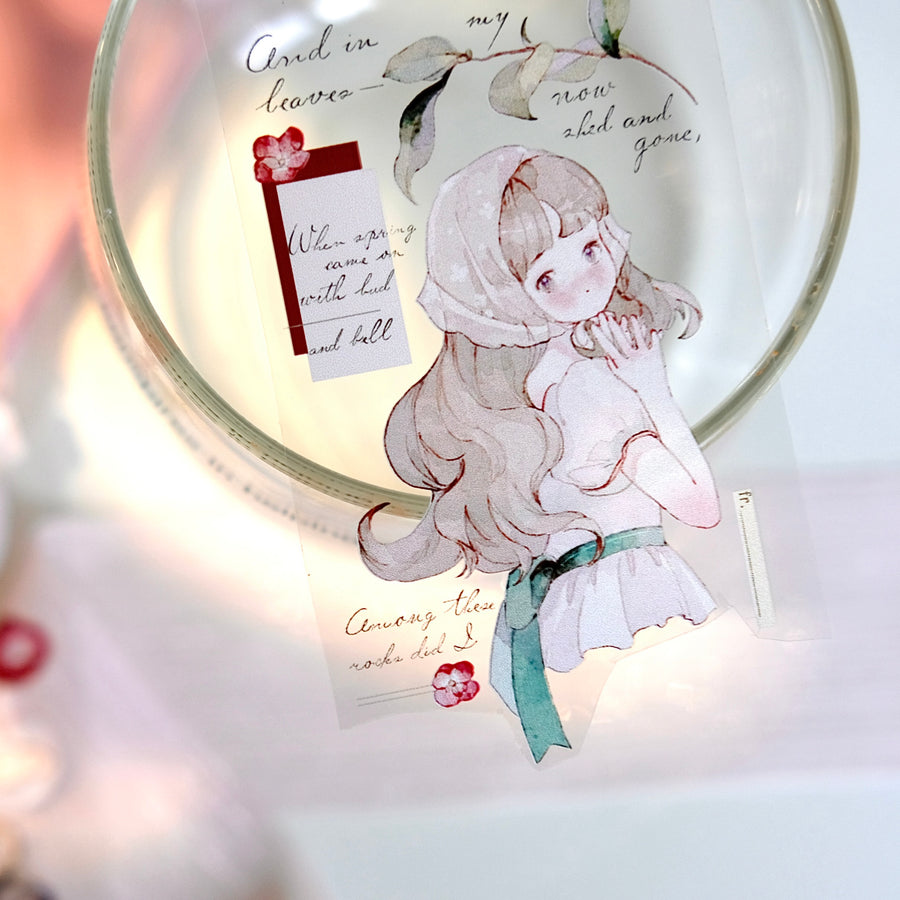 Freckles Tea Vol. 4 vivi’s Flower washi tape & pet tape