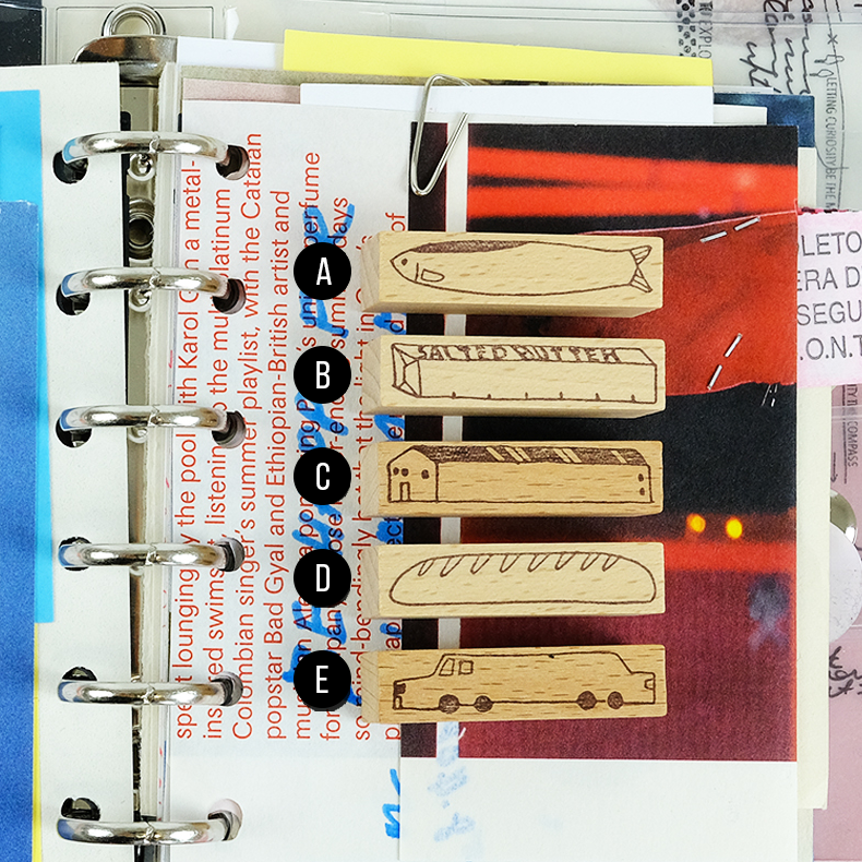 Kurukynki ”DAY TO DAY“ rubber stamps - Fun Things
