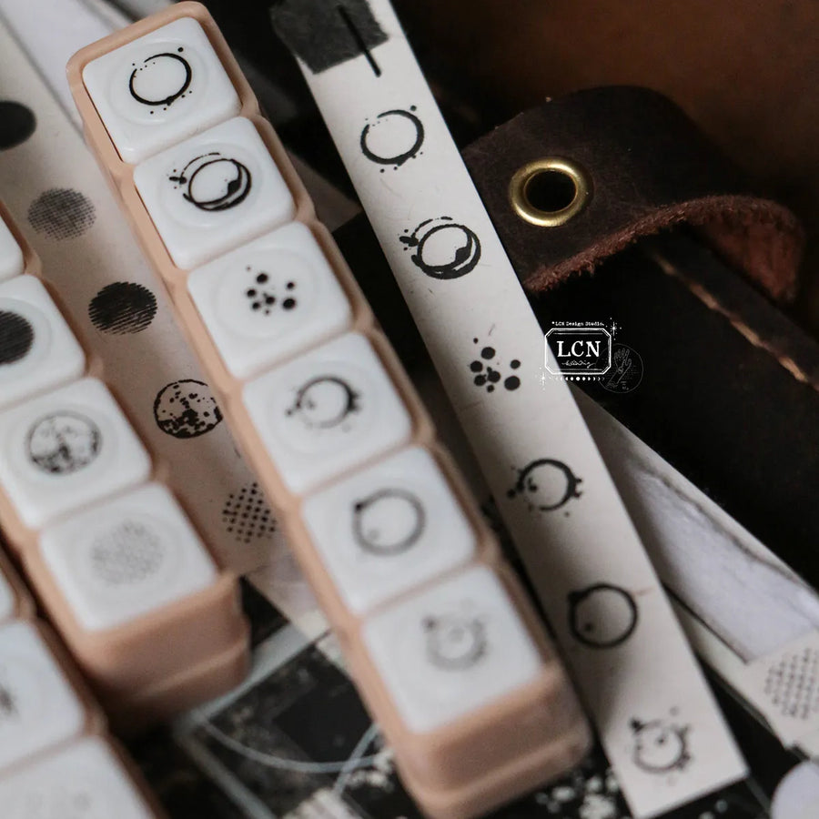 LCN Push button self-inking stamp