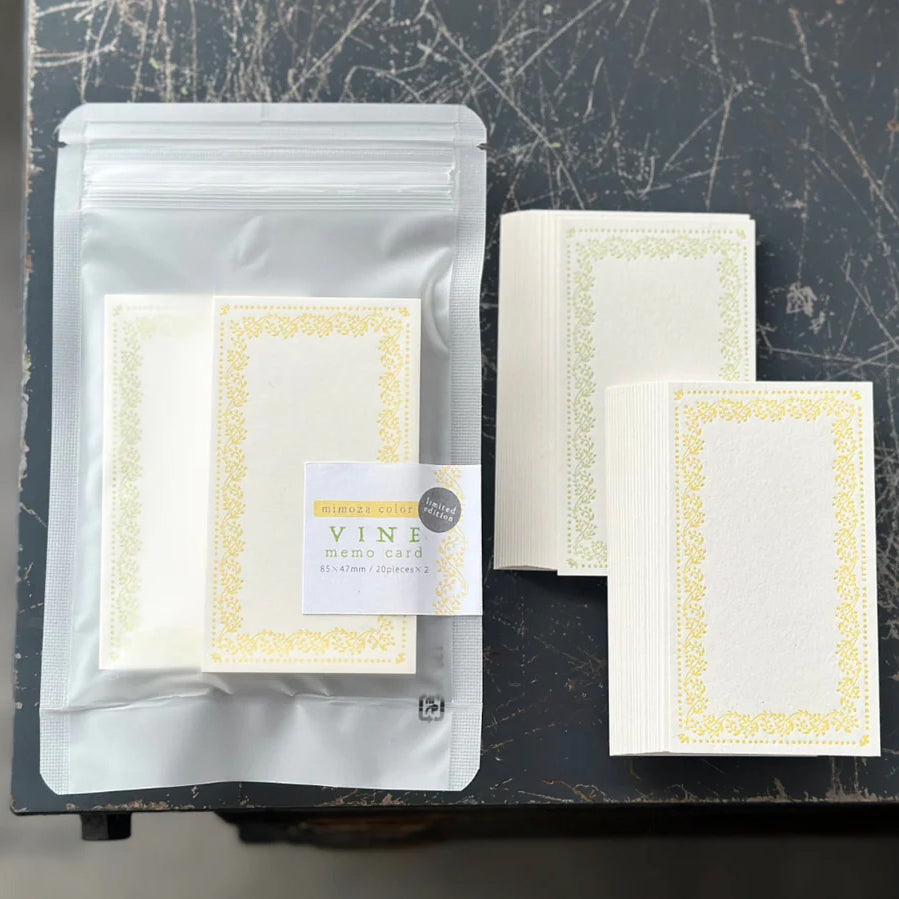 Oeda letterpress x Memo card 