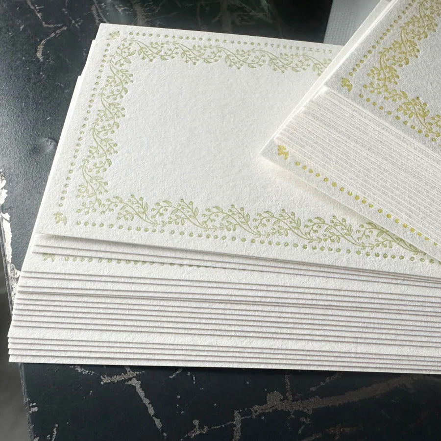 Oeda letterpress x Memo card 