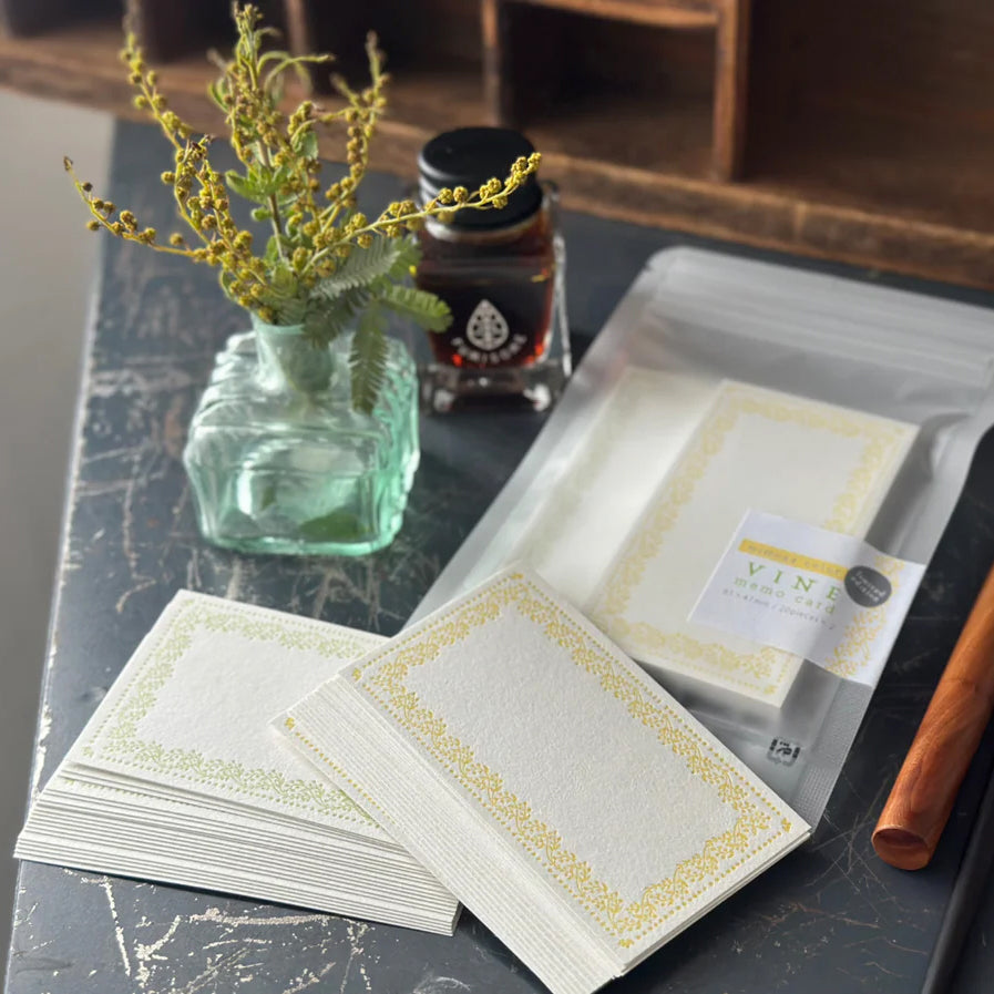 Oeda letterpress x Memo card 