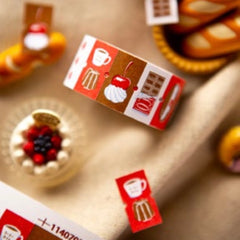 OURS Afternoon tea time label sticker roll