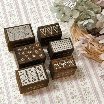 63penhouse x hairmo ~ flower field rubber stamps
