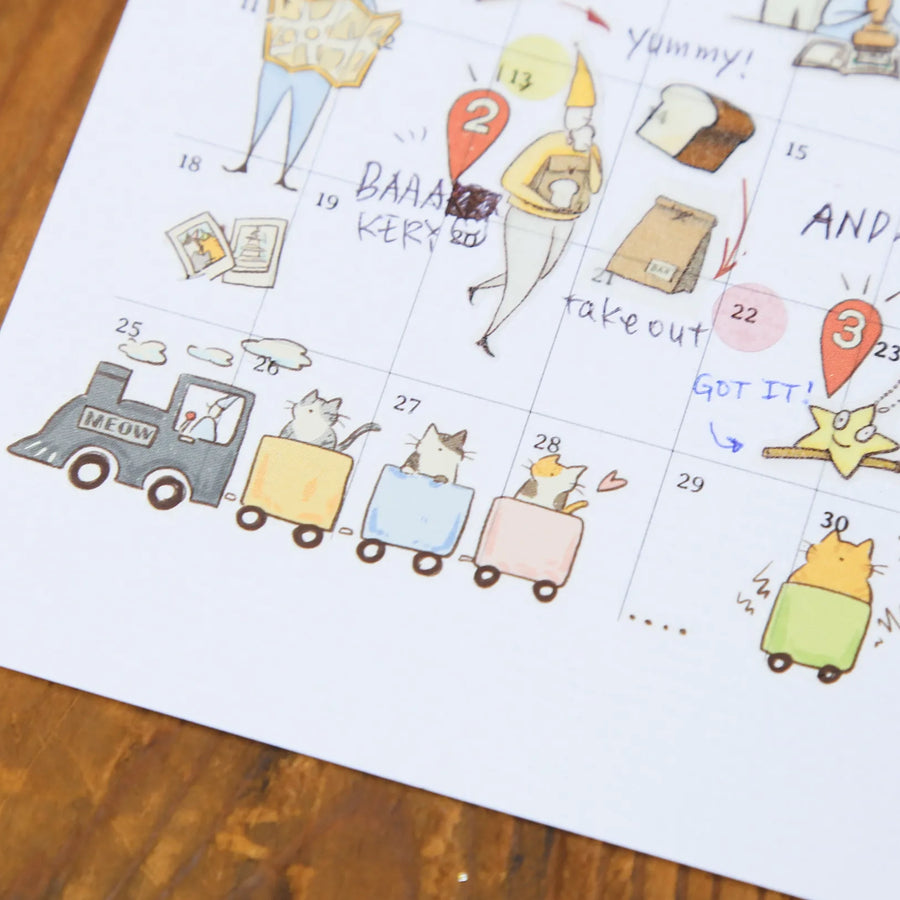 Modaizhi Little Flower Street Print On Stickers