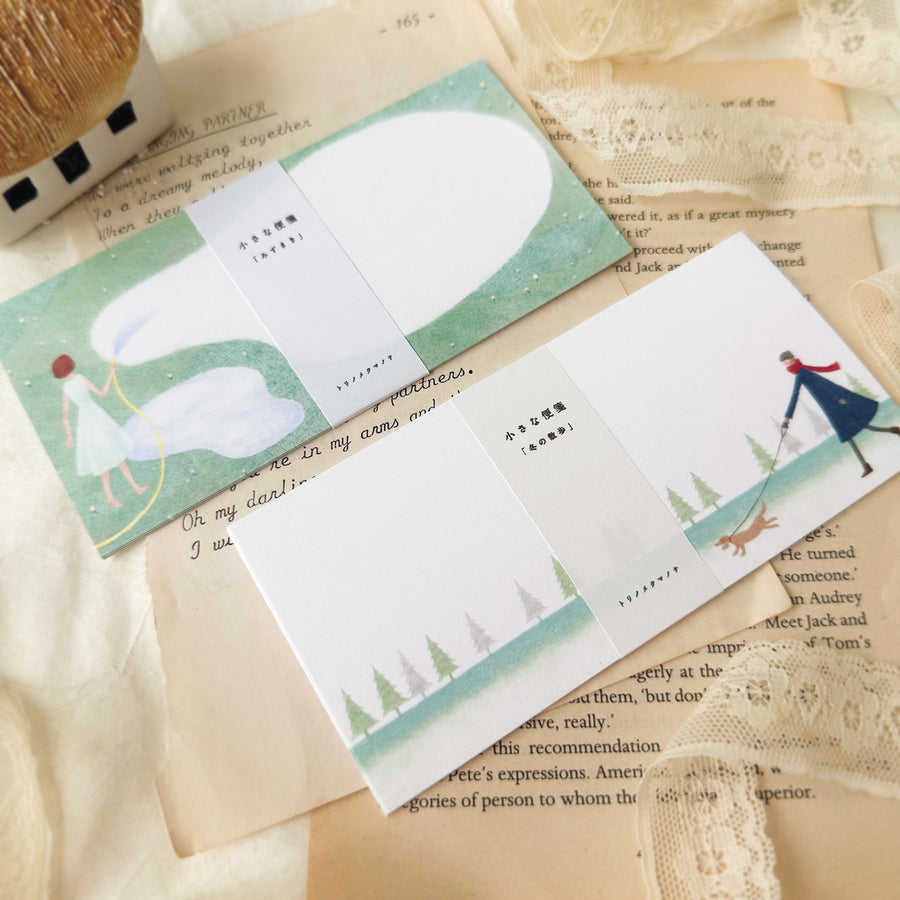 Kumagai Nahoko mino paper notecard - mizumaki