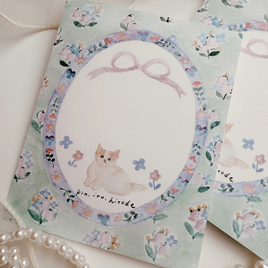 Kin.iro.hitode notepad - A Cat’s Holiday
