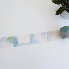 YOHAKUヨハク Collage Washi Tape - R - 002. planetarium