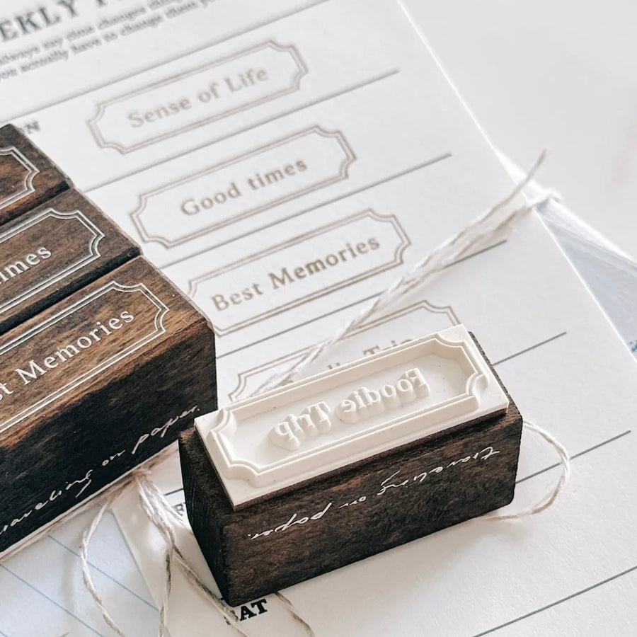 TOP studio sense of life series rubber stamps