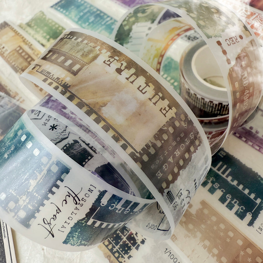 Journal Pages Celluloid Memories pet tape/ Washi tape