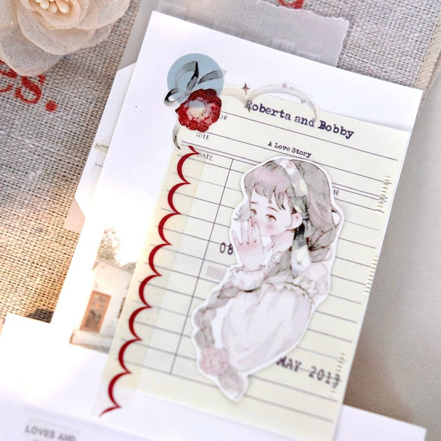 Freckles Tea Vol. 4 little flower fairy galaxy foil sticker roll