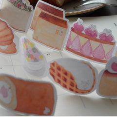 Ivysnow - whimsical desserts die cut memo sticker roll
