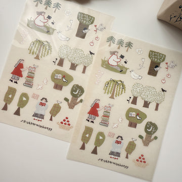 Misshoegg Tree of Knowledge print on stickers (2/sheet)