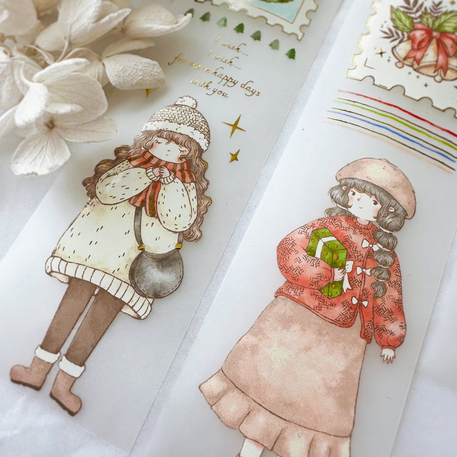 Shō Littlehappiness MerryMerry gold foil pet tape