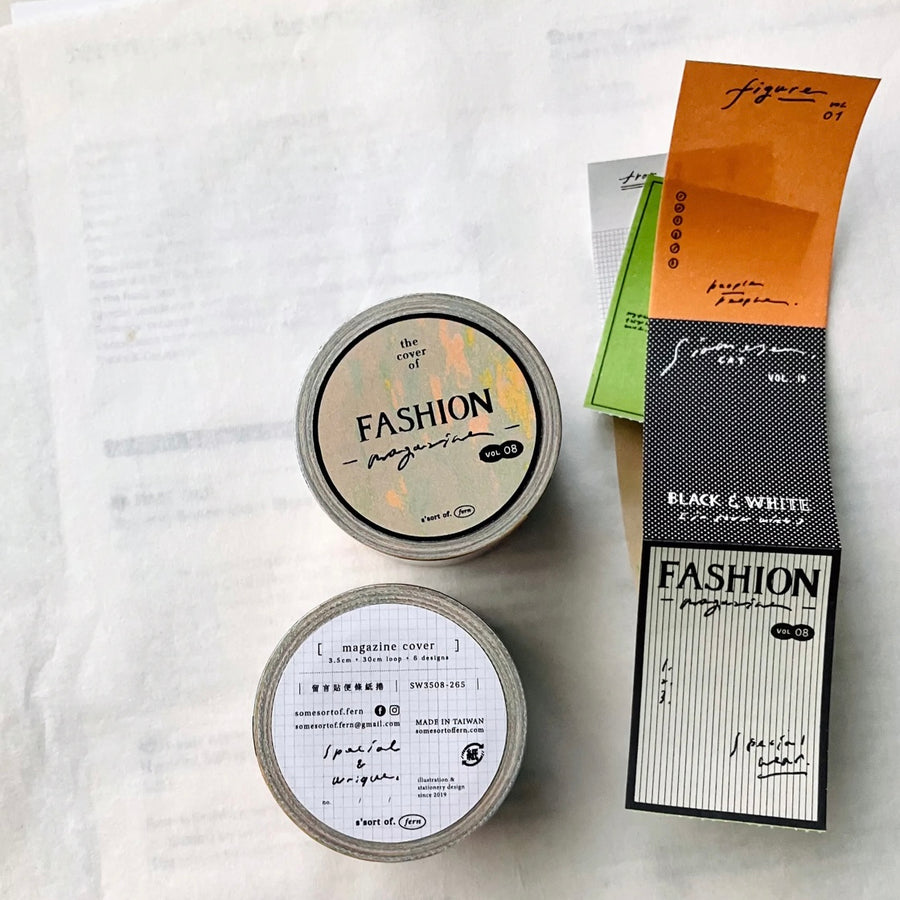 somesortoffern Magazine Cover Memo Roll