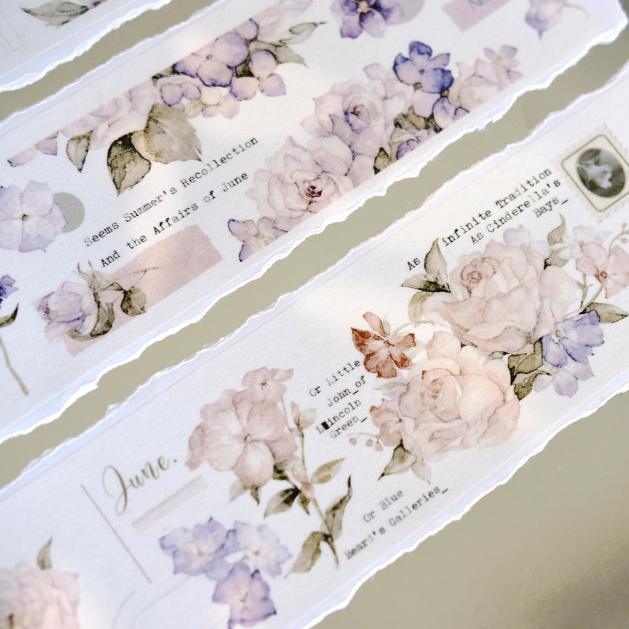 Freckles Tea Vol. 4 spring flower washi tape & pet tape