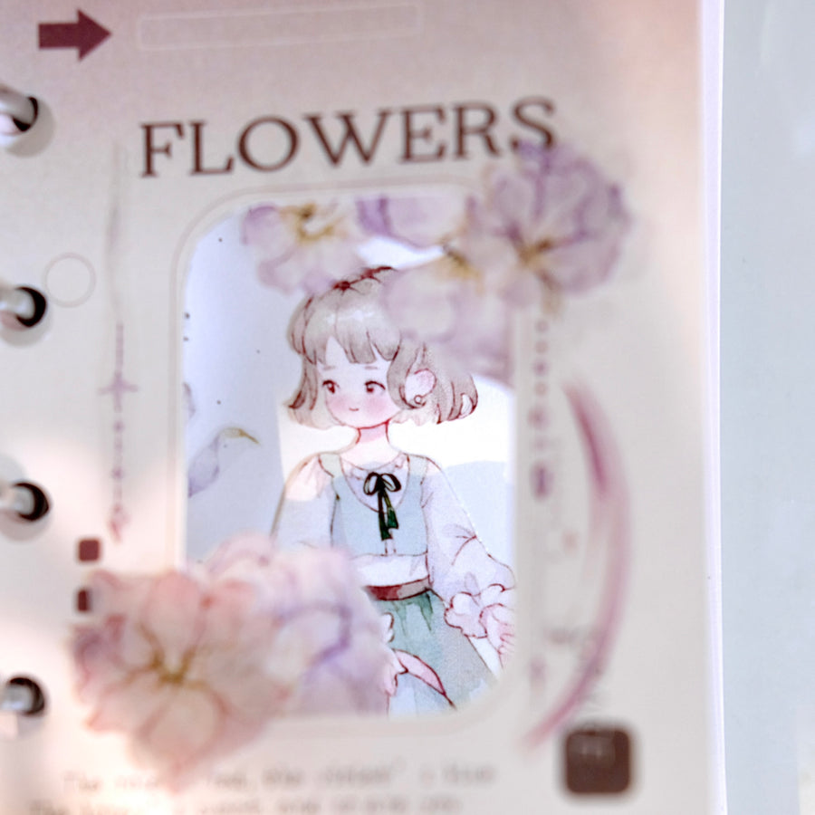 Freckles Tea Vol. 4 vivi’s Flower washi tape & pet tape