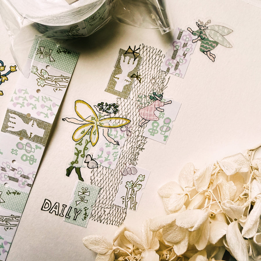 Misshoegg meadow Flower label sticker