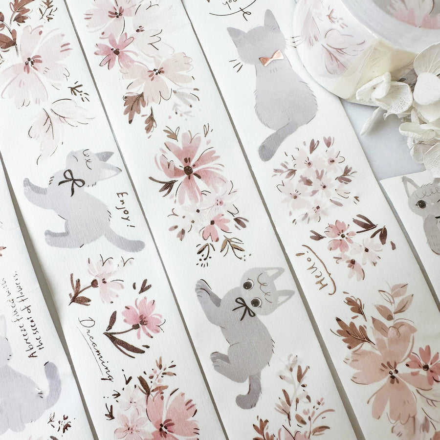 Wwiinngg apricot blossom rose gold washi tape