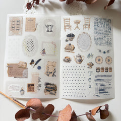 Journal Pages print on sticker - The Collected Days