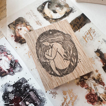 Black Milk Project “Prayer series ” Rubber Stamp - Stillness