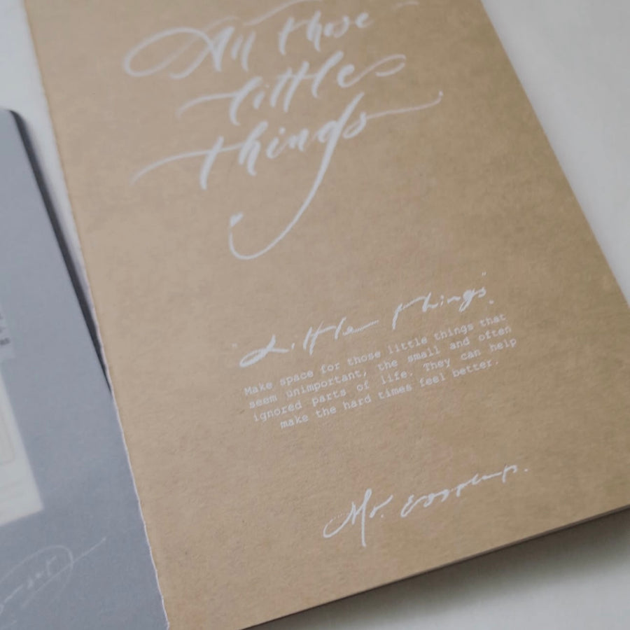 Mr Eggplants all those little things journal book