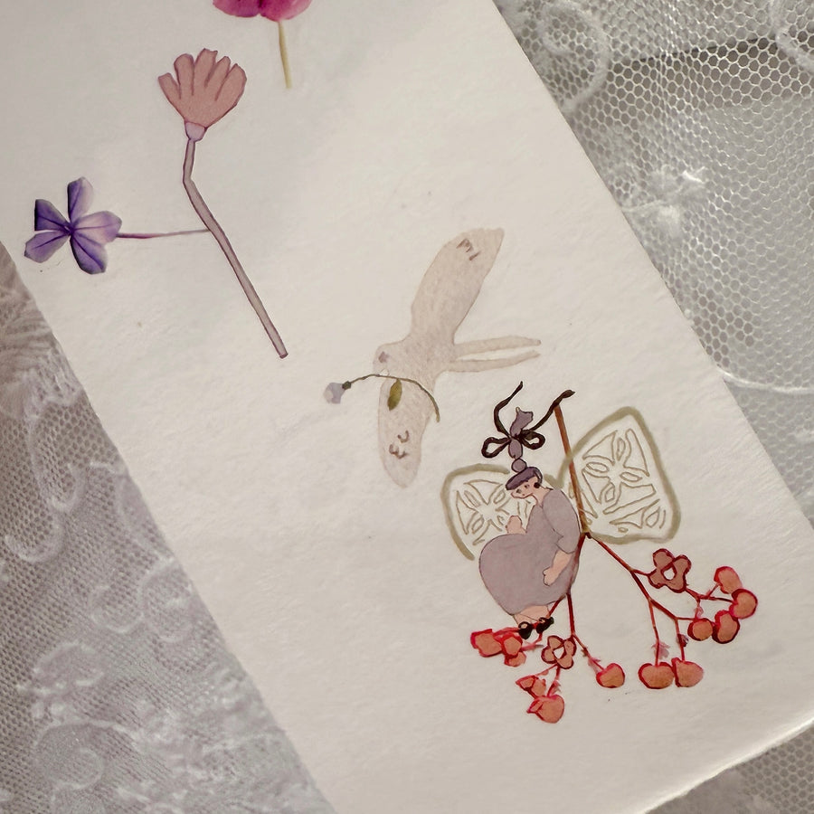 Misshoegg Phonetic Garden print on stickers (2/sheet)