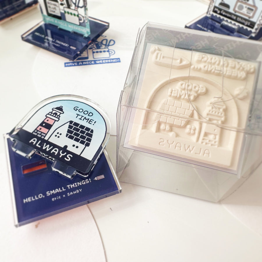 Eric small things acrylic stand rubber stamp