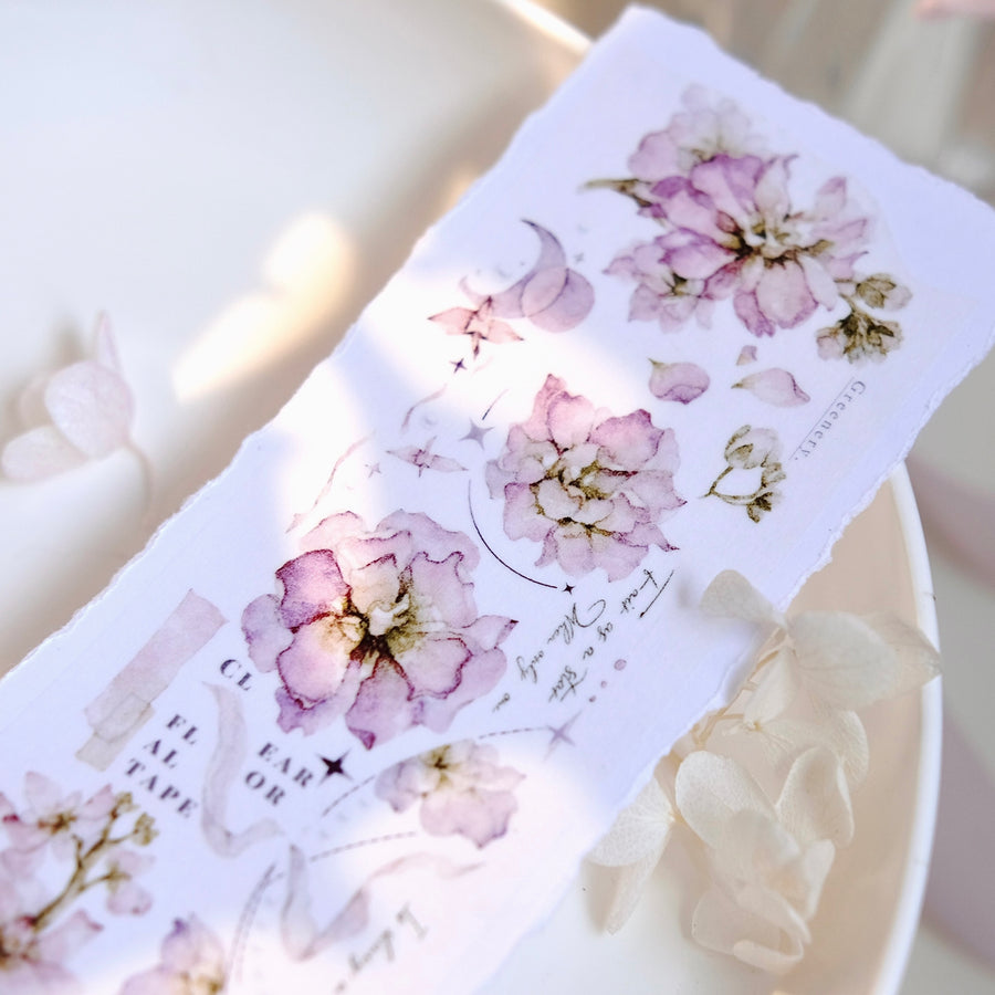 Freckles Tea Vol. 4 floating dream florist washi tape & pet tape