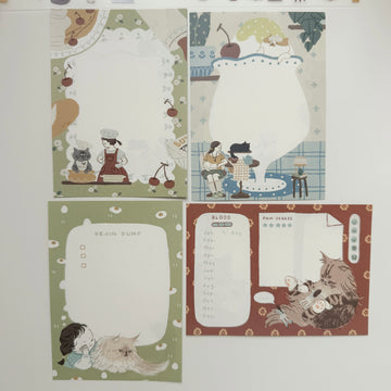 Lazy home “ record daily “ notepaper