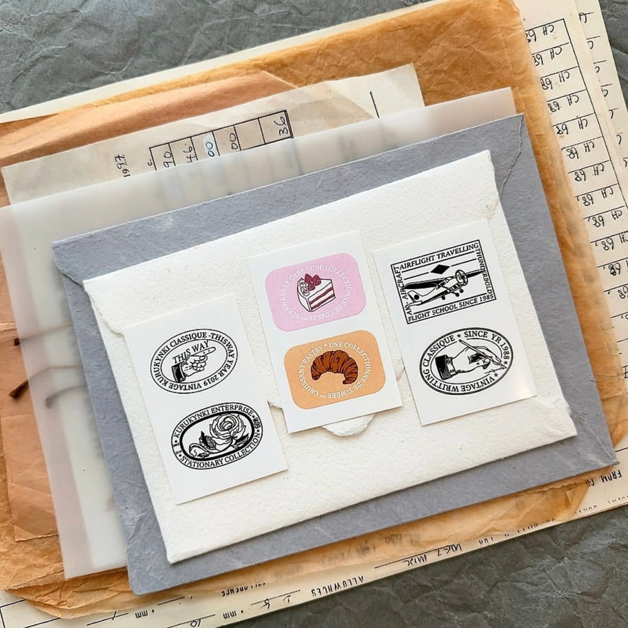 Kurukynki classic postal rubber stamps